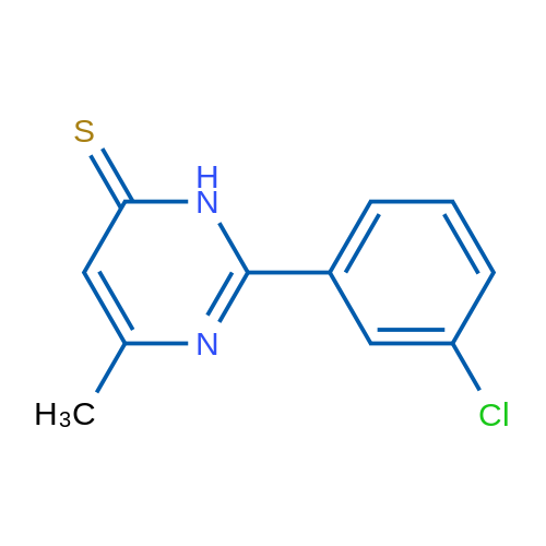 2-(3-Chlorophenyl)-6-methylpyrimidine-4(3H)-thione 1g