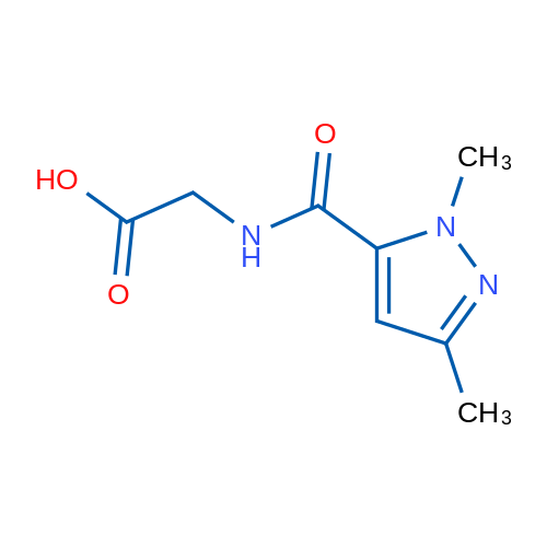 2-(1,3-Dimethyl-1H-pyrazole-5-carboxamido)acetic acid 5g
