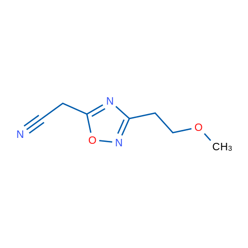 2-(3-(2-Methoxyethyl)-1,2,4-oxadiazol-5-yl)acetonitrile 1g