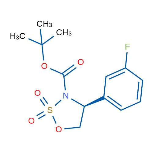 (S)-3-Boc-4-(3-fluorophenyl)-1,2,3-oxathiazolidine 2,2-dioxide 1g