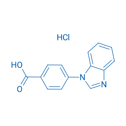 4-(1H-Benzo[d]imidazol-1-yl)benzoic acid hydrochloride 250mg