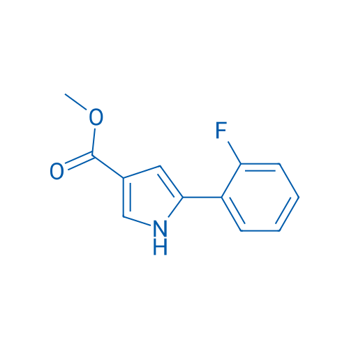 Methyl 5-(2-fluorophenyl)-1H-pyrrole-3-carboxylate 100mg
