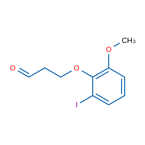 3-(2-Iodo-6-methoxyphenoxy)propanal 1g
