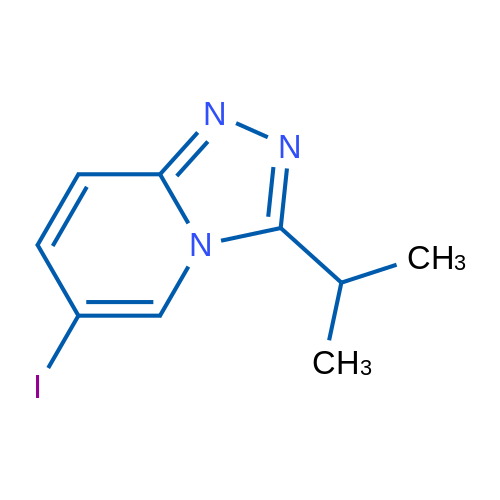 6-Iodo-3-isopropyl-[1,2,4]triazolo[4,3-a]pyridine 1g
