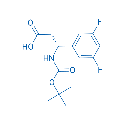 (R)-3-((tert-Butoxycarbonyl)amino)-3-(3,5-difluorophenyl)propanoic acid 100mg