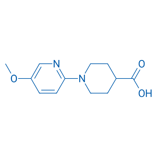 1-(5-Methoxypyridin-2-yl)piperidine-4-carboxylic acid 250mg