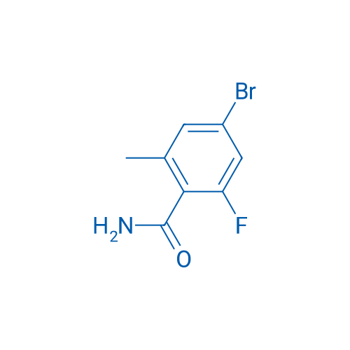 4-Bromo-2-fluoro-6-methylbenzamide 250mg