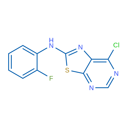 7-CHloro-n-(2-fluorophenyl)thiazolo[5,4-d]pyrimidin-2-amine 250mg