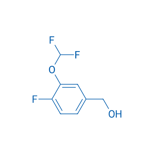 (3-(Difluoromethoxy)-4-fluorophenyl)methanol 250mg