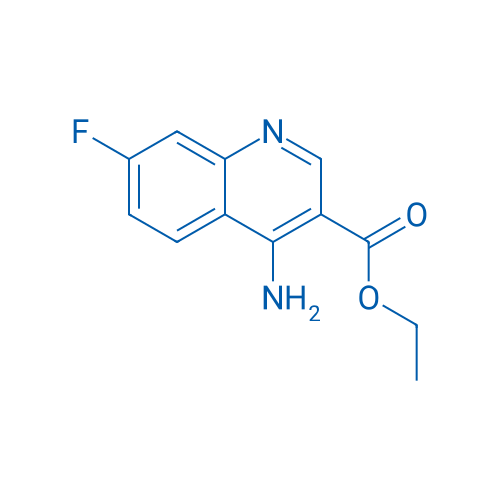 Ethyl 4-amino-7-fluoroquinoline-3-carboxylate 250mg
