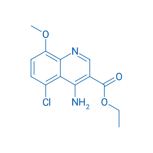 Ethyl 4-amino-5-chloro-8-methoxyquinoline-3-carboxylate 1g