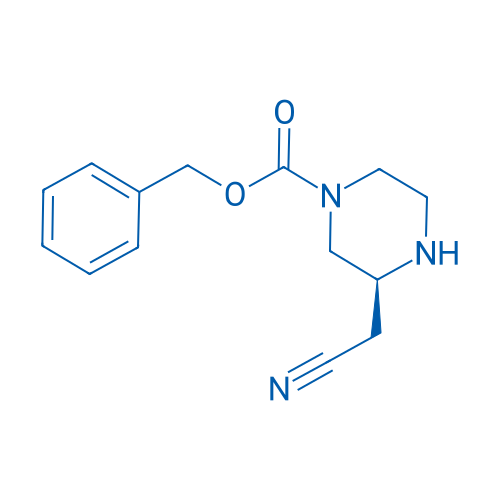 Benzyl (S)-3-(cyanomethyl)piperazine-1-carboxylate 1g