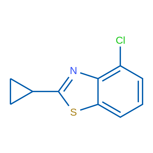 4-Chloro-2-cyclopropyl-1,3-benzothiazole 1g