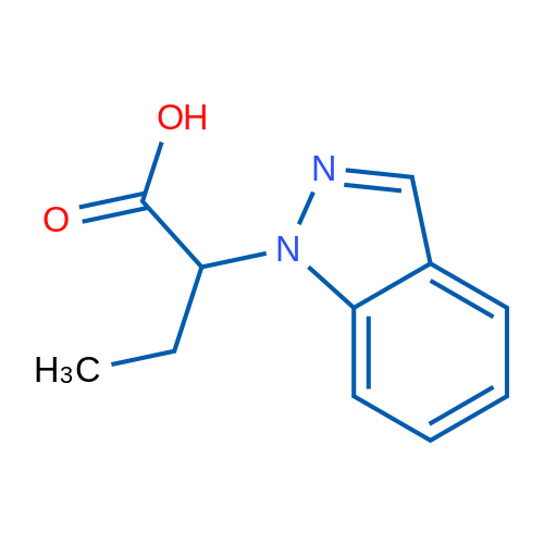 2-(1H-INdazol-1-yl)butanoic acid 250mg