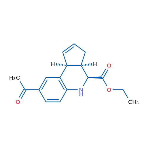 (3aR,4S,9bS)-Ethyl 8-acetyl-3a,4,5,9b-tetrahydro-3H-cyclopenta[c]quinoline-4-carboxylate 1g
