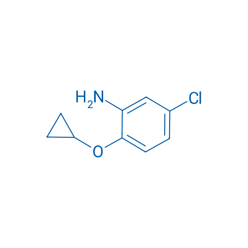 5-Chloro-2-cyclopropoxyaniline 250mg