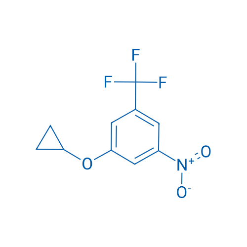 1-Cyclopropoxy-3-nitro-5-(trifluoromethyl)benzene 1g