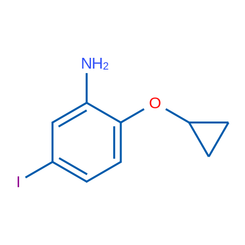 2-Cyclopropoxy-5-iodoaniline 1g