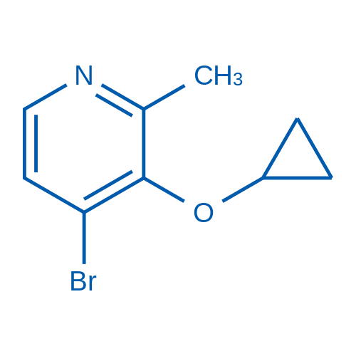 4-Bromo-3-cyclopropoxy-2-methylpyridine 100mg