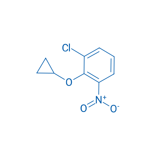 1-Chloro-2-cyclopropoxy-3-nitrobenzene 250mg