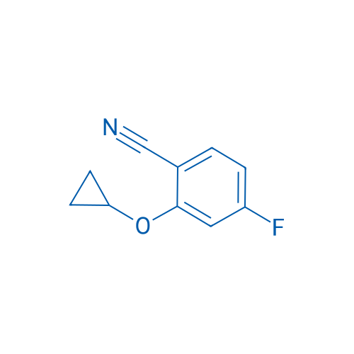 2-Cyclopropoxy-4-fluorobenzonitrile 250mg