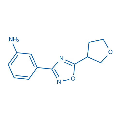 3-[5-(Oxolan-3-yl)-1,2,4-oxadiazol-3-yl]aniline 100mg