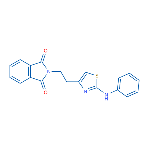 2-{2-[2-(phenylamino)-1,3-thiazol-4-yl]ethyl}-2,3-dihydro-1H-isoindole-1,3-dione 1g