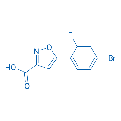 5-(4-Bromo-2-fluorophenyl)isoxazole-3-carboxylic acid 1g