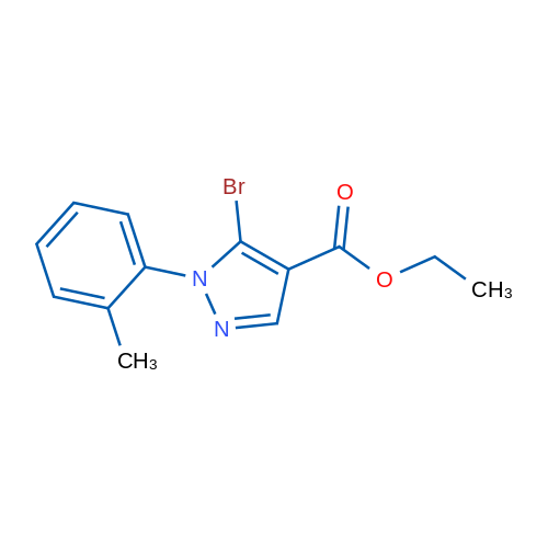 Ethyl 5-bromo-1-(o-tolyl)-1H-pyrazole-4-carboxylate 1g