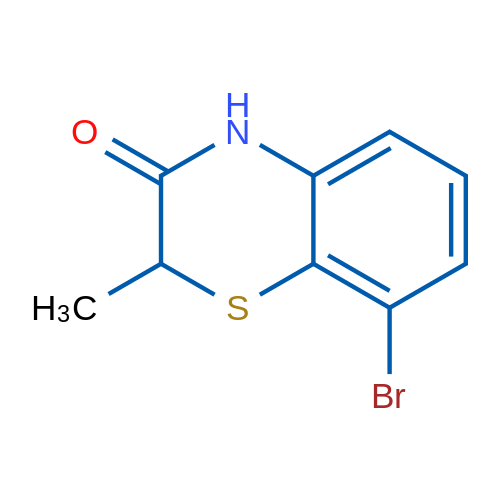 8-Bromo-2-methyl-2H-benzo[b][1,4]thiazin-3(4H)-one 1g