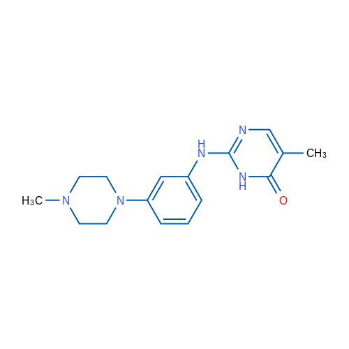 5-Methyl-2-((3-(4-methylpiperazin-1-yl)phenyl)amino)pyrimidin-4(3H)-one 1g