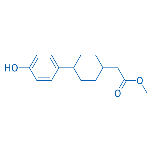Methyl 2-(4-(4-hydroxyphenyl)cyclohexyl)acetate 1g