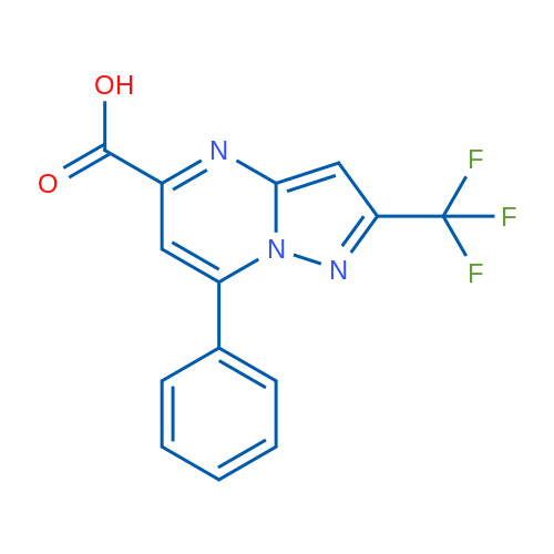 7-Phenyl-2-(trifluoromethyl)pyrazolo[1,5-a]pyrimidine-5-carboxylic acid 1g