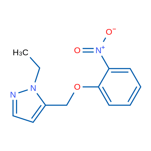 1-Ethyl-5-((2-nitrophenoxy)methyl)-1H-pyrazole 1g