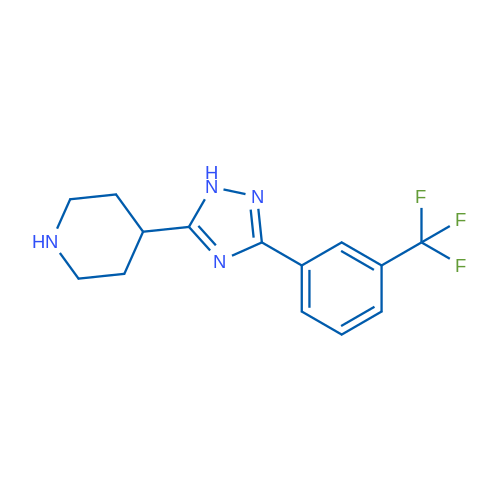 4-(3-(3-(Trifluoromethyl)phenyl)-1H-1,2,4-triazol-5-yl)piperidine 1g