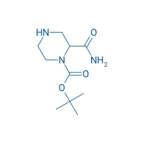 tert-Butyl 2-carbamoylpiperazine-1-carboxylate 100mg