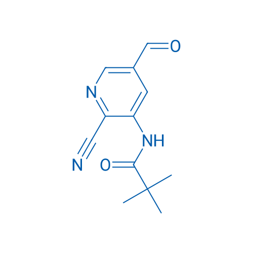 N-(2-Cyano-5-formylpyridin-3-yl)pivalamide 250mg