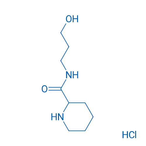 N-(3-Hydroxypropyl)piperidine-2-carboxamide hydrochloride 5g