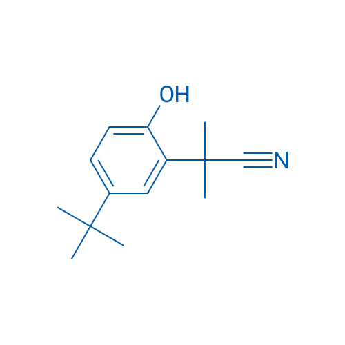 2-(5-(tert-Butyl)-2-hydroxyphenyl)-2-methylpropanenitrile 1g