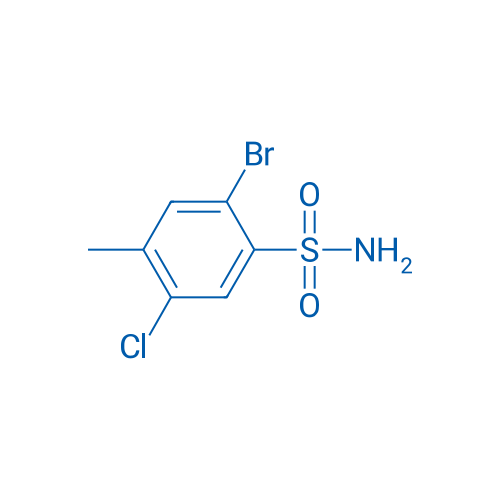 2-Bromo-5-chloro-4-methylbenzene-1-sulfonamide 1g