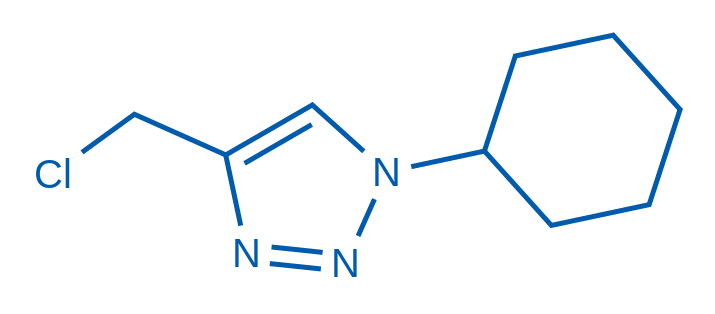 4-(Chloromethyl)-1-cyclohexyl-1H-1,2,3-triazole 1g