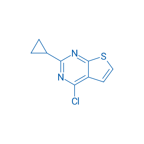 4-Chloro-2-cyclopropylthieno[2,3-d]pyrimidine 100mg