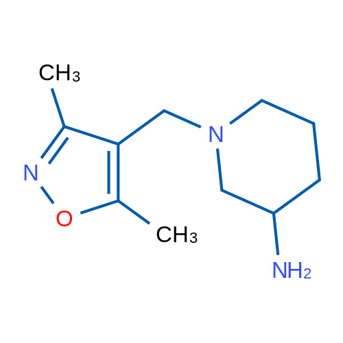 1-((3,5-Dimethylisoxazol-4-yl)methyl)piperidin-3-amine 1g