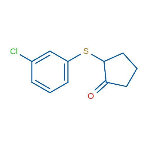 2-[(3-Chlorophenyl)sulfanyl]cyclopentan-1-one 1g