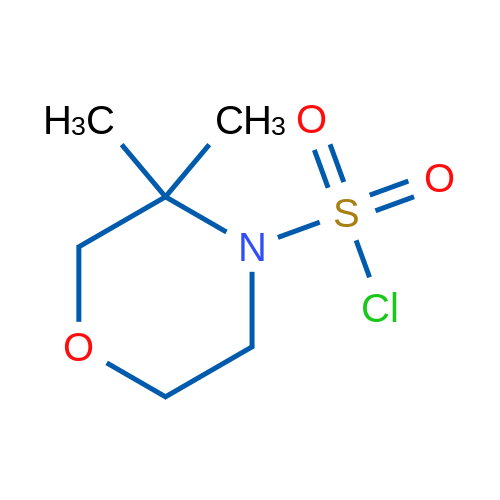 3,3-Dimethylmorpholine-4-sulfonyl chloride 250mg