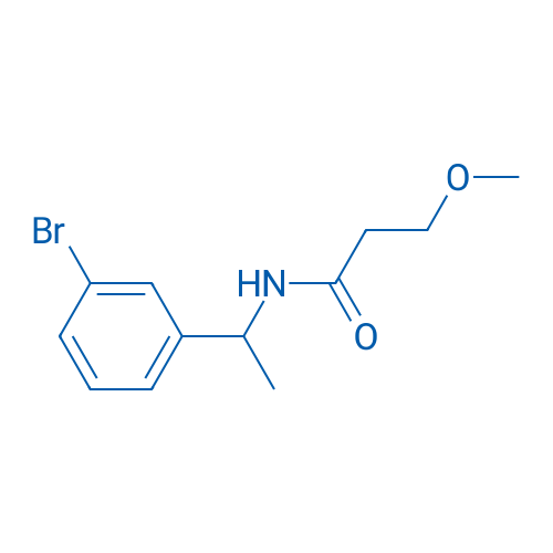 N-(1-(3-Bromophenyl)ethyl)-3-methoxypropanamide 5g