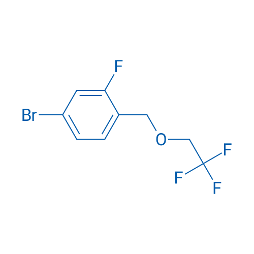 4-Bromo-2-fluoro-1-((2,2,2-trifluoroethoxy)methyl)benzene 250mg