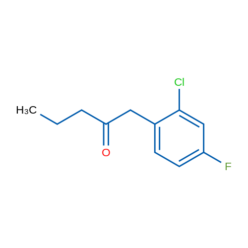 1-(2-Chloro-4-fluorophenyl)pentan-2-one 1g