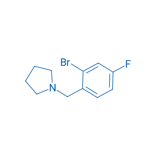 1-(2-bromo-4-fluorobenzyl)pyrrolidine 1g