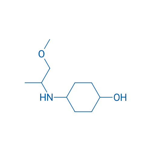 4-[(1-Methoxypropan-2-yl)amino]cyclohexan-1-ol 250mg